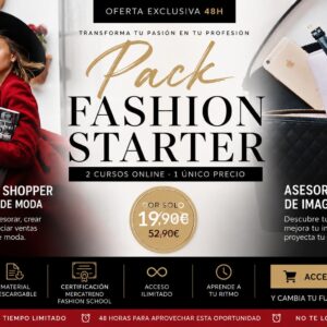 Pack de Formación en Moda e Imagen Mercatrend Fashion School